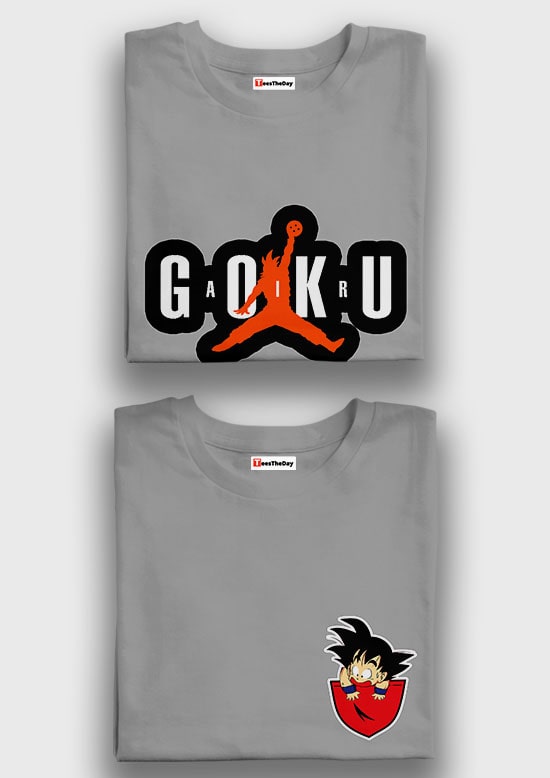 Buy Air Goku & Pocket Peeking Goku T-shirt Combo