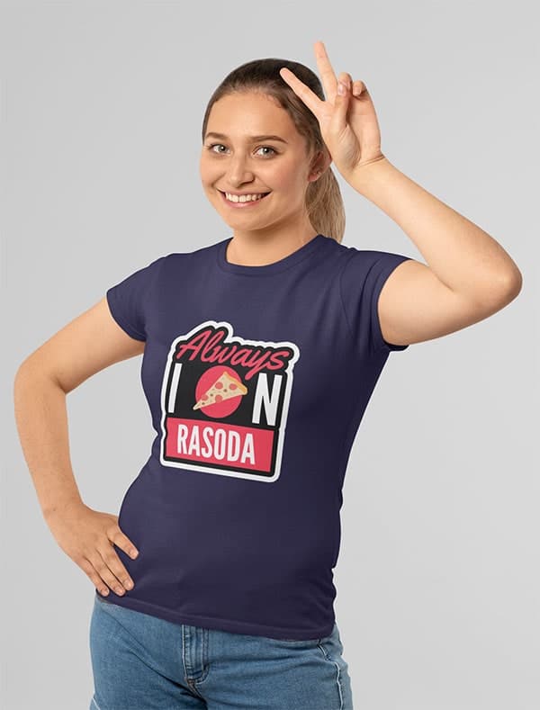 Buy Rasode Me Kon Tha T-shirt Online in India