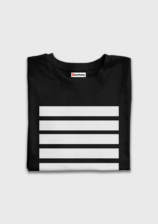 Buy Trendy Color Block T-shirts Online in India - White Stripes