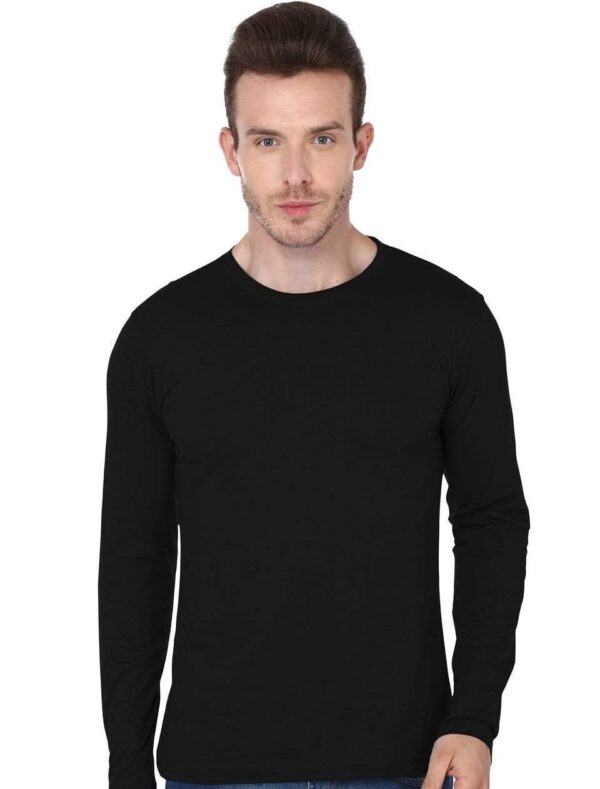 Buy Black Full Sleeve T Shirt Online in India