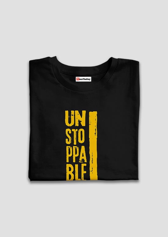 Buy Unstoppable Half Sleeves T Shirt Online in India