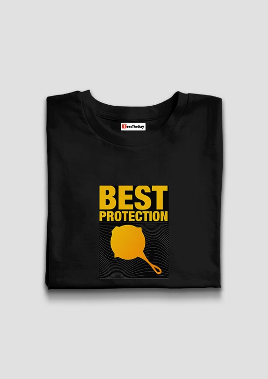 Buy Best Protection Pubg Half Sleeves T shirt For Men Online in India - Black