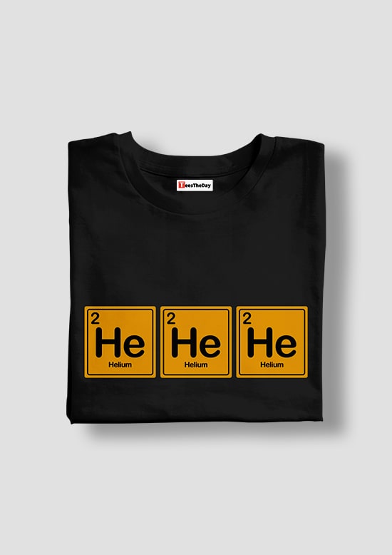 Buy HeHeHe Cool Funny Boyfriend T shirt - Black