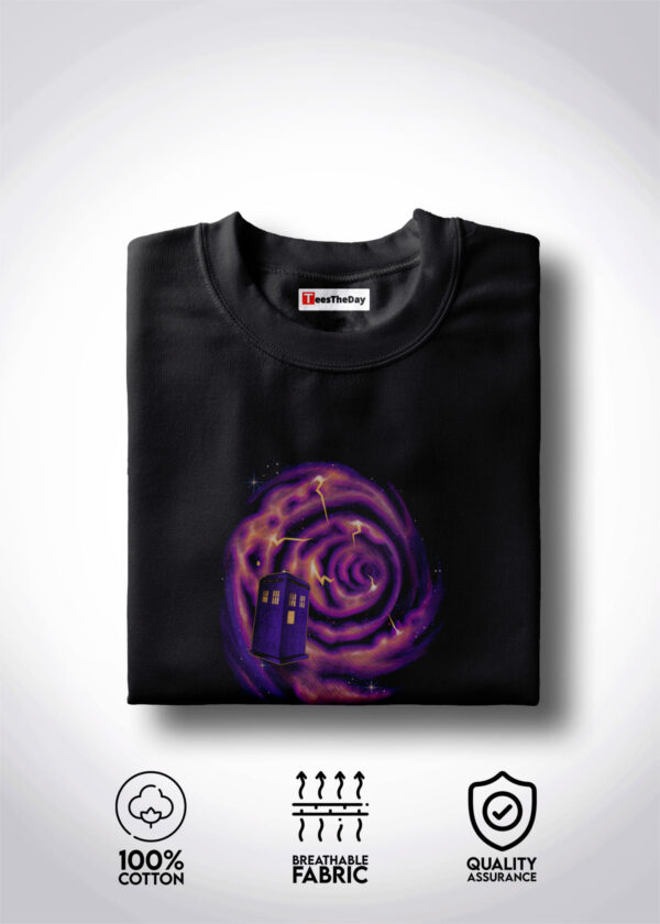 Space Travel T-shirt Cool Funny Boyfriend T shirt - Black