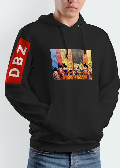DBZ Transformations Hoodie - Black