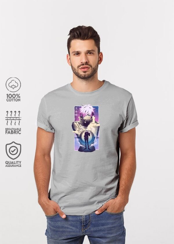 Buy Gojo Jujutsu Kaisen T-Shirt - Grey