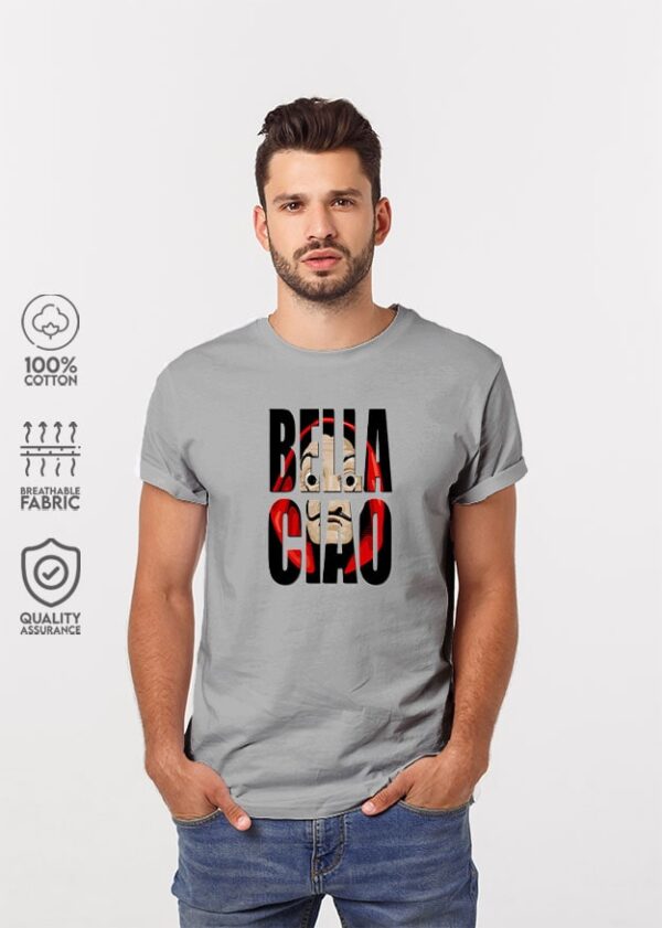 Overlay Bella Ciao Money Heist T shirt and Mask