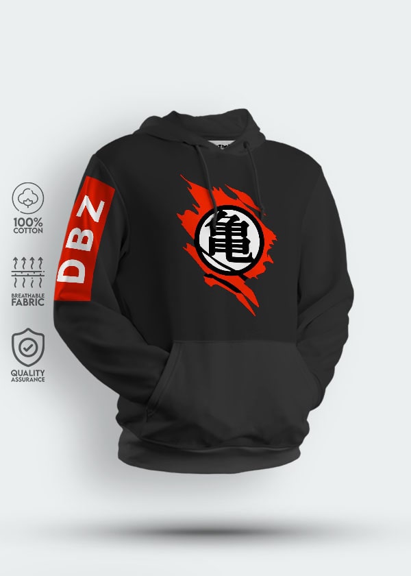 DBZ Symbol Outfit Hoodie - Black
