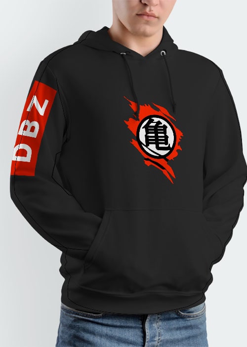 DBZ Symbol Outfit Hoodie - Black