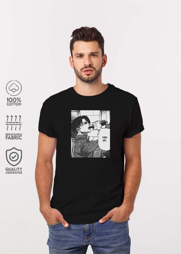 Buy Drunk Levi x Levi Eyes x Torn Mikasa Pack Of 3 AOT T-Shirts - Black