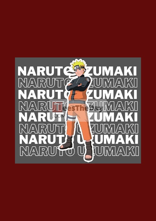 Buy Naruto Uzumaki Naruto Hoodie Online India - Maroon