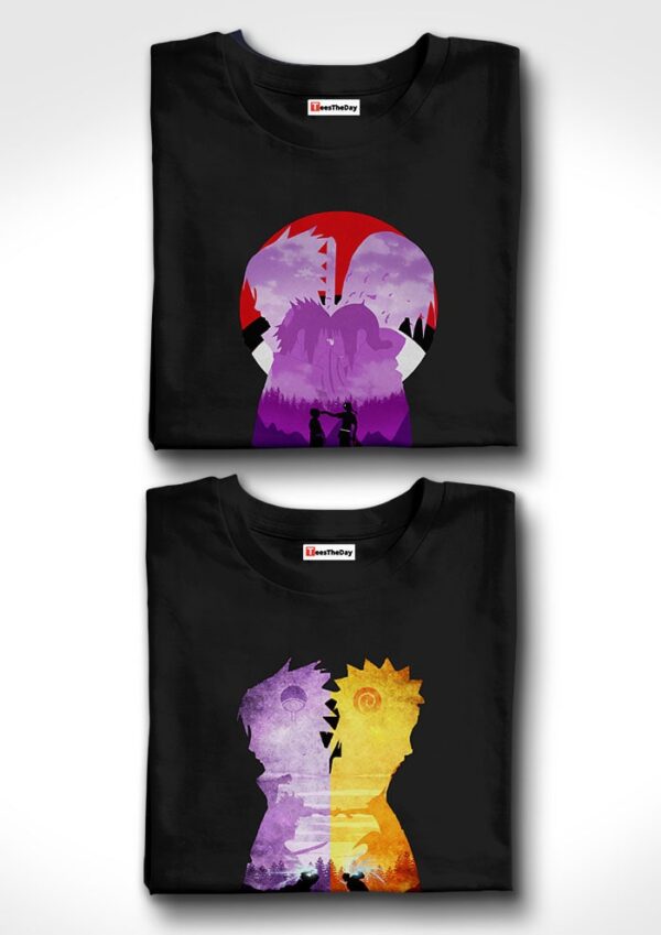 Buy Brotherhood x Final Duel Naruto Pack Of 2 T-Shirts - Black, Black