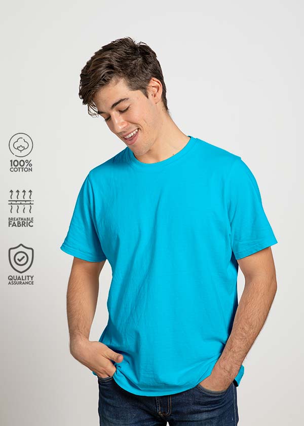 T Blue Half Sleeve T-shirt