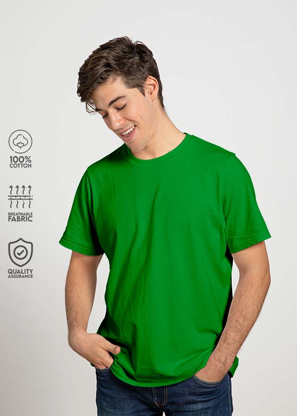 Parrot Green Half Sleeve T-shirt