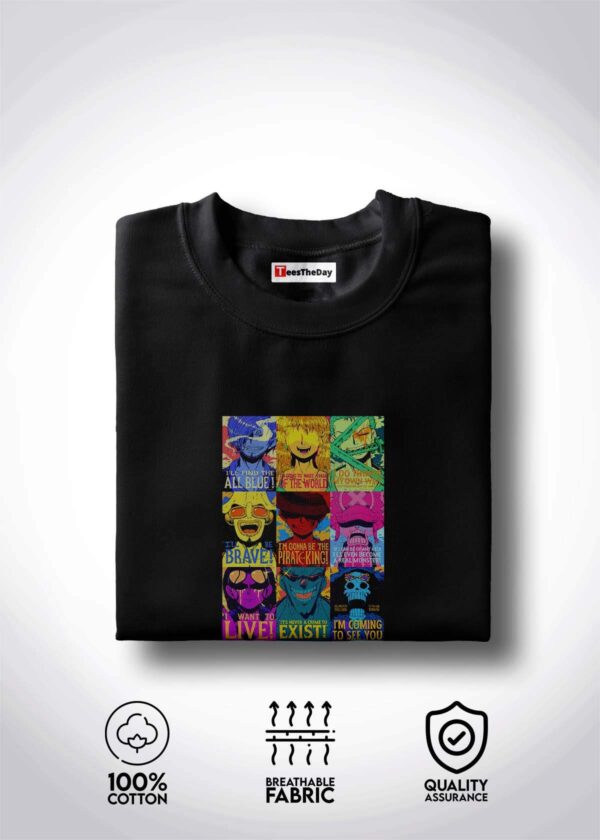Neon One Piece T-Shirt - Black