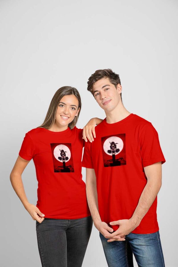 Massacre Night Naruto Anime Couple T-shirt