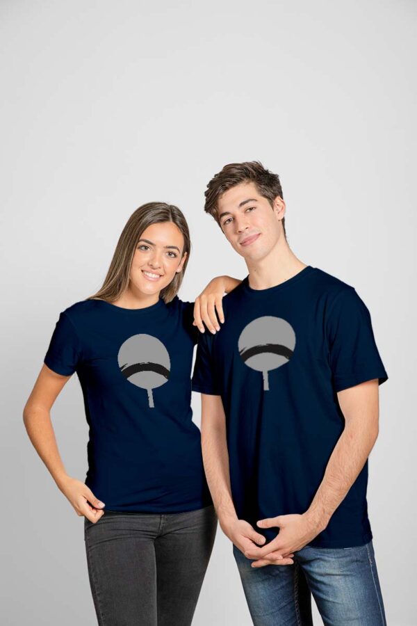 Grey Uchiha Naruto Anime Couple T-shirt