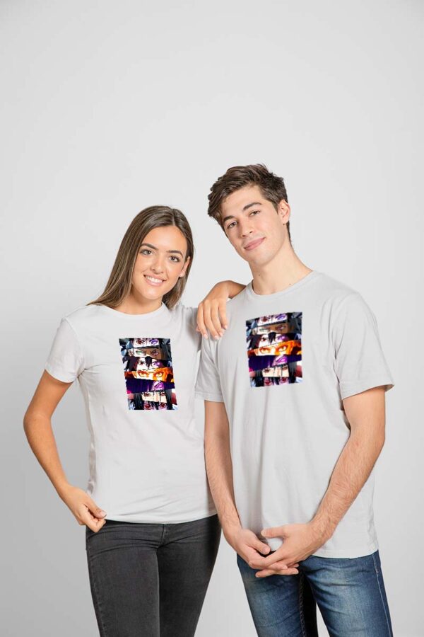 Eyes Naruto Anime Couple T-shirt