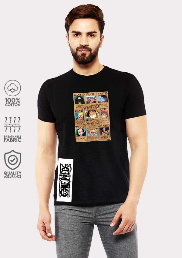 Strawhats One Piece T-Shirt - Black