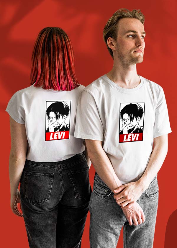 Levi Attack On Titan AOT Anime Couple T-shirt