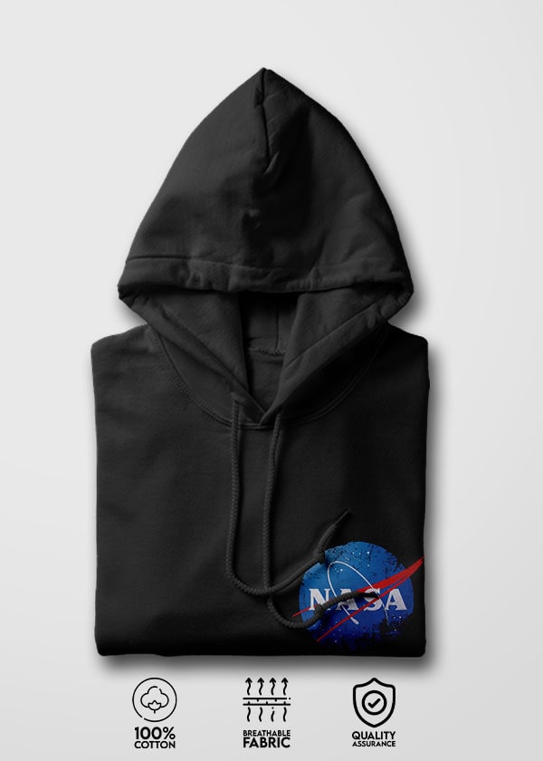 Buy Pocket NASA Hoodie - Black