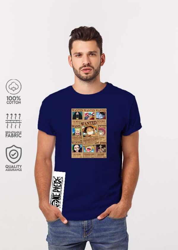 Strawhats One Piece T-Shirt - Navy Blue