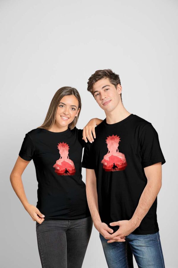Stand Tall Naruto Anime Couple T-shirt