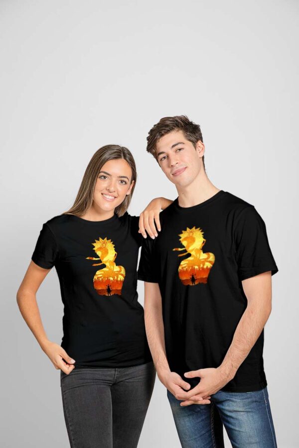 Unpredictable Ninja Naruto Anime Couple T-shirt