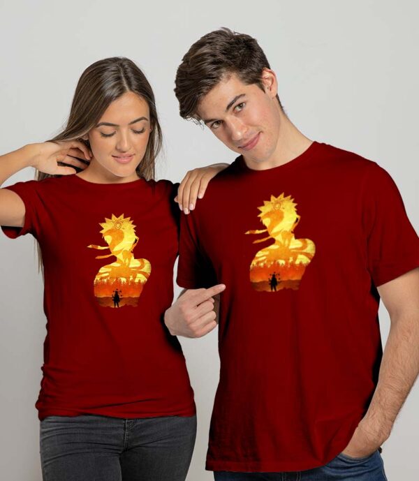 Unpredictable Naruto Anime Couple T-shirt