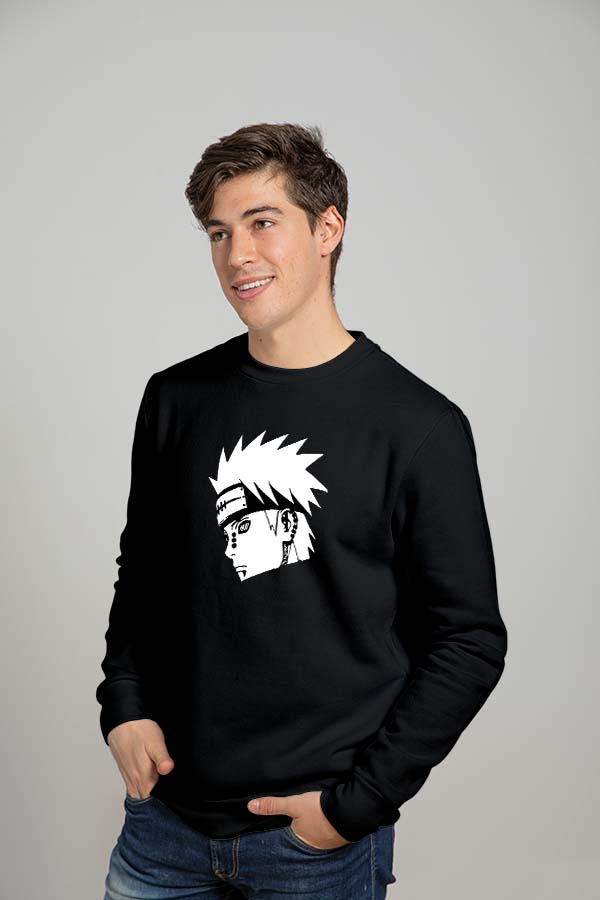 Yahiko Naruto Sweatshirt Online India - Black