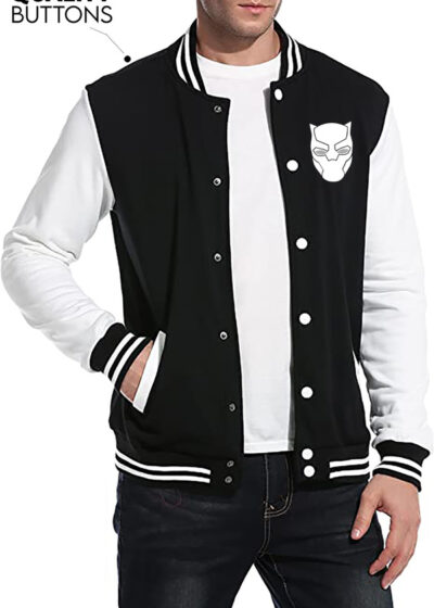Buy TeesTheDay Cotton Blend Unisex Letterman Varsity Jacket For