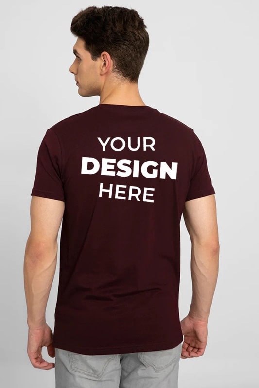 Men's Custom Tshirt - Maroon